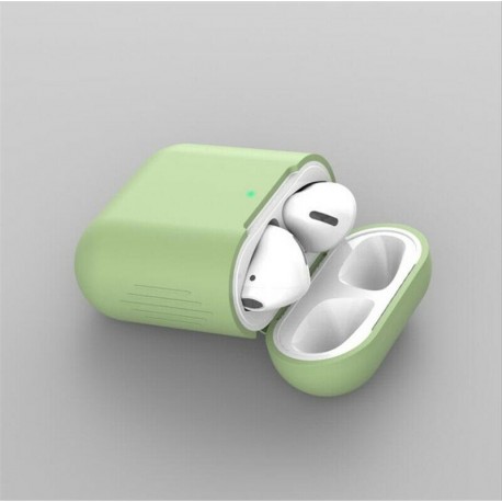 Matcha Green (kulcstartó nélkül ... - AirPods szilikon tok   kulcstartó védőbőr új AirPod 2. és 1. tokhoz