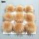 Kávé   Nyomógomb - Barkácsolás 10 cm 12 cm aranyos műnyúl szőrme Pom Pom labda pompom kötő kalap kiegészítők