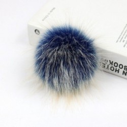 Sötétkék   gumiszalag - Barkácsolás 10 cm 12 cm aranyos műnyúl szőrme Pom Pom labda pompom kötő kalap kiegészítők