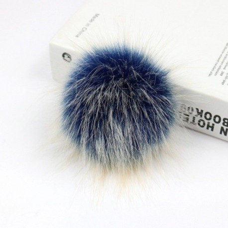 Sötétkék   gumiszalag - Barkácsolás 10 cm 12 cm aranyos műnyúl szőrme Pom Pom labda pompom kötő kalap kiegészítők