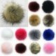Sötétkék   gumiszalag - Barkácsolás 10 cm 12 cm aranyos műnyúl szőrme Pom Pom labda pompom kötő kalap kiegészítők