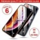 IPhone X (6 csomag) - [6 csomag] Gorilla edzett üveg képernyővédő fólia új iPhone XS Max XR XS X készülékhez