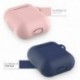 Világos lila (kulcstartó nélkül ... - AirPods szilikon tok védőfedél   kulcstartó az Apple AirPod töltőtokhoz