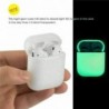 Nincs szín - Ragyogás a sötét szilikon tokban az Apple Airpods Protector Cover fülhallgatóhéjhoz