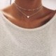 * 24 Arany pillangó nyaklánc - Vintage többrétegű kristály medál nyaklánc női choker nyaklánc ékszerek új