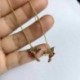 Ezüst Pillangó - Elegáns szimulációs kolibri ménes fülbevalók női csepp dangle ékszer nagykereskedelem