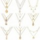 * 208 Trendi arany érme nyaklánc ... - Boho női többrétegű arany ezüst lánc medál Crystal Choker nyaklánc ékszer