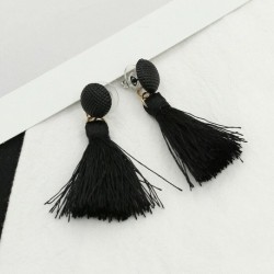 * 280 - Divat cseh ékszerek elegáns bojt fülbevalók hosszú csap csepp dangle nők