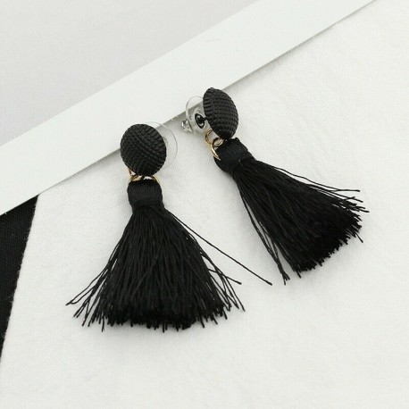 * 280 - Divat cseh ékszerek elegáns bojt fülbevalók hosszú csap csepp dangle nők