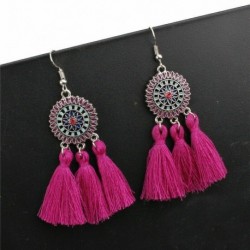 * 137 - Divat cseh ékszerek elegáns bojt fülbevalók hosszú csap csepp dangle nők