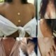 * 115 Gold Star Choker lánc - HOT Nők többrétegű hosszú lánc medál Crystal Choker nyaklánc ékszer ajándék