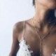Ezüst - Boho női egyszerű nyaklánc báj ékszerek hosszú medál arany ezüst choker lánc