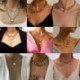 * 22 Boho Crystal Star gonosz szem ... - Divat többrétegű choker nyaklánc Star Moon Lock lánc női nyári ékszerek ÚJ