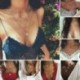 * 6 Shell Cross arany nyaklánc - Boho női többrétegű hosszú lánc medál Crystal Choker nyaklánc ékszer ajándék