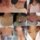 * 6 Shell Cross arany nyaklánc - Boho női többrétegű hosszú lánc medál Crystal Choker nyaklánc ékszer ajándék