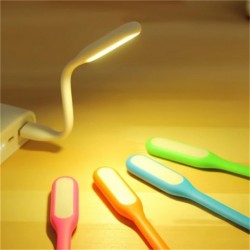 Öt színű mini olvasólámpa, fényvisszaverő USB-lámpa, többszínű mini, USB-s LED-fény az autó notebookjának