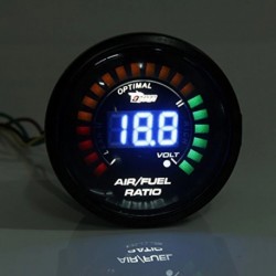 Univerzális 2 &quot 52 mm-es autós levegő-üzemanyag aránymérő motor AFR versenyző mérő monitor kék LED digitális