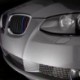 3 x M színű csíkos autós matrica vese rács matrica illeszkedik a BMW M3 M5 E46 autós kiegészítőkhöz PVC belső