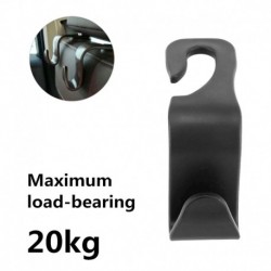 Fekete - 20 kg-os autósülések hátsó kampói Autós csomagtartó-szervező Fejtámla akasztó Jármű kiegészítők