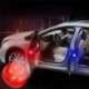 Kék 3LED - 2db univerzális nyitott ajtó ütközésgátló autóajtó fények projektor fény motorkerékpár LED autó