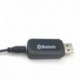 Fekete - USB Bluetooth Aux vezeték nélküli hordozható mini autó Bluetooth zene mp3 audio vevő adapter 3,5 mm-es sztereó