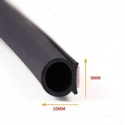 Kis D - 2 méteres DBPZ autóajtó gumitömítés csomagtartó burkolat tömítő szalag EPDM zajszigetelés porvédő