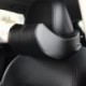 Fekete - Autó nyakpárna állítható fejtámla 3D memória hab Auto fejtámla utazási párna nyak támasztótartó