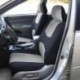 Fekete 2 részes szett - 2db autó üléshuzat készlet automatikus védőburkolat autó takaró ülés Kalina Grantar Lada