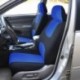 Fekete 2 részes szett - 2db autó üléshuzat készlet automatikus védőburkolat autó takaró ülés Kalina Grantar Lada