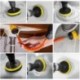 5 hüvelyk - 2 / 3,5 / 4/5 &quot elektromos elektromos mosó kefefúró kefe készlet műanyag kerek tisztító kefe eszköz