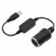Forró eladó Super 5V 2A USB port 12V autós cigarettagyújtó aljzatba női vezeték átalakító adapter automatikus