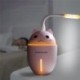 Kék - Automatikus stílus 3 az 1-ben ultrahangos mini párásító 320ml asztali levegő friss permetező karikatúra macska