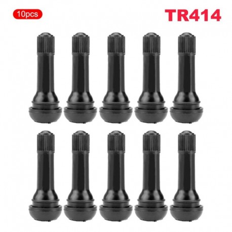 10 DB - 10 / 25PCS gumi TR414 bepattintható autó kerékabroncs tubus nélküli gumiabroncs gumiabroncs szelepszár porvédő