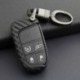 Fekete - AKCIÓ Legjobb minőségű szénszálas kulcstartó lánc Jeep Dodge Chrysler kiegészítőkhöz Gyors szállítás CSV