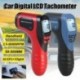 Piros - Fordulatszámmérő digitális LCD-fordulatszámmérő lézeres érintés nélküli sebességtartomány 2,5-999999 ford