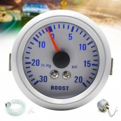 A sallingon! 2 &quot 52mm-es turbó nyomásmérő Psi (0 ~ 20) Psi autónyomásmérő autómérő 12V Gyors szállítás CSV
