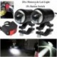 2db univerzális DC 12V-80V motorkerékpár ködlámpa LED fényszóró vezetési spotlámpa   kapcsoló vízálló fényes CSV