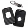 A sallingon! Szénszálas autó kulcstartó kulcstartó tok Renault Kadjar Megane Koleos kiegészítőkhöz Gyors szállítás