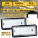 2db autó LED rendszámtábla világítás 12V a Land Cruiser Prado 120 Land Cruiser 200 LX470 570 hibához