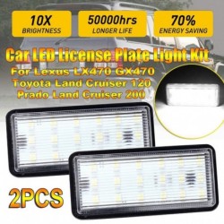 2db autó LED rendszámtábla világítás 12V a Land Cruiser Prado 120 Land Cruiser 200 LX470 570 hibához