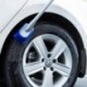 Autó abroncs PVC tisztító kefe kerék felni kefék Jármű keréktisztító kipufogócső tisztítás automatikus
