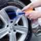 Autó abroncs PVC tisztító kefe kerék felni kefék Jármű keréktisztító kipufogócső tisztítás automatikus