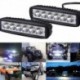 Fehér 2PCS - Kiváló minőségű IP67 18W 6000K LED munkalámpa sáv vezető lámpa ködlámpa terepjáró terepjáró autós