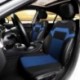Piros - 2db univerzális autó üléshuzat - első üléshuzatok hálós szivacs belső kiegészítők póló Design-for Car