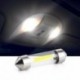 fehér - 10db egyedi COB C5W 12V LED Festoon 36mm autós kupola térképlámpa rendszámtábla izzó alacsony energiafogyasztás