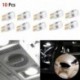 fehér - Nincs szükség vezetékekre 10PCS fehér Canbus T10 LED izzó W5W 3030 SMD autószélességű fény belső
