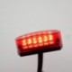 12V 6 LED motorkerékpár hátsó fék LED hátsó féklámpa piszkos hátsó lámpa hátsó rendszámtábla világításhoz