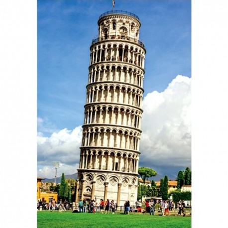 Ferde torony - Jigsaw Puzzle 1000 darabból álló, fából készült összeszerelt képi tájkép-rejtvények játékok