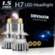 6000K 2db - Autós autós LED-es fényszórók izzók H7 18000LM 8 oldalas 110W 3D-s nagy teljesítményű 360 fokos lámpa