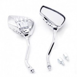 Forgács - 2db / pár motorkerékpár tükör csontváz koponya kéz karom motorkerékpár motor visszapillantó tükör